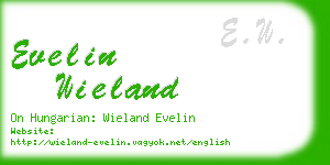 evelin wieland business card